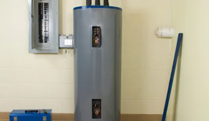 water heater in a residential house